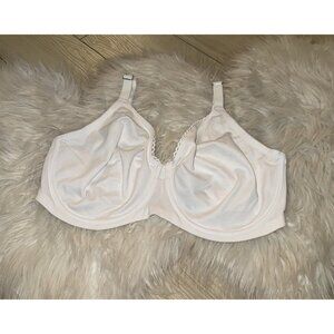 M&S Collection Cool Comfort Cotton Rich Minimiser Bra UW UK 38DD White T33 5804